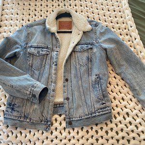Vintage Levi's Shearling Jean Jacket